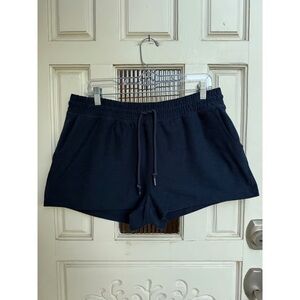 Beyond Yoga Navy Blue Lounge Shorts Drawstring Elastic Waist Women's Size XL